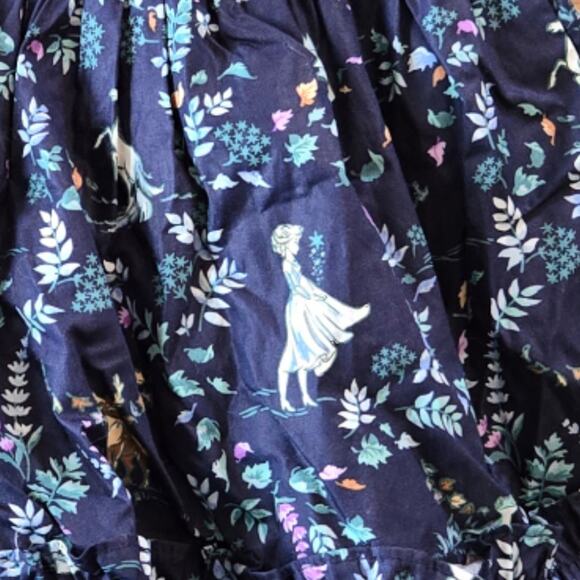 Janie and Jack Disney Frozen Toile Dress and matching tights sz 3 - Picture 3 of 8